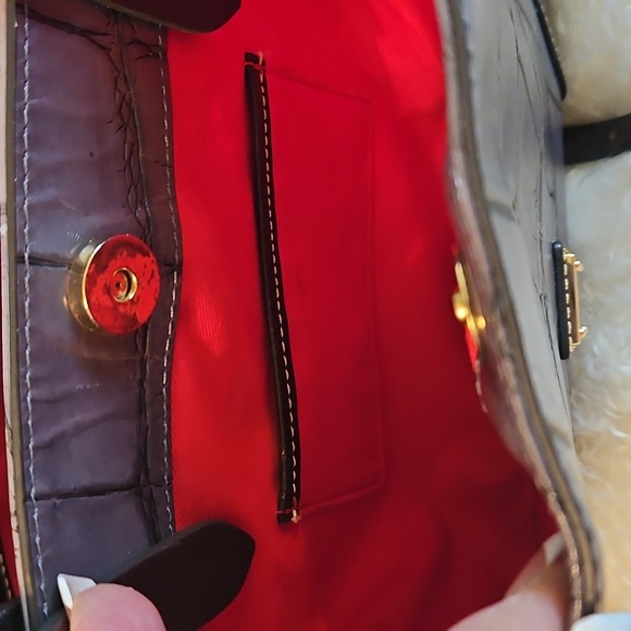 Dooney & Bourke BRENNA Croc Handbag - Picture 10 of 12